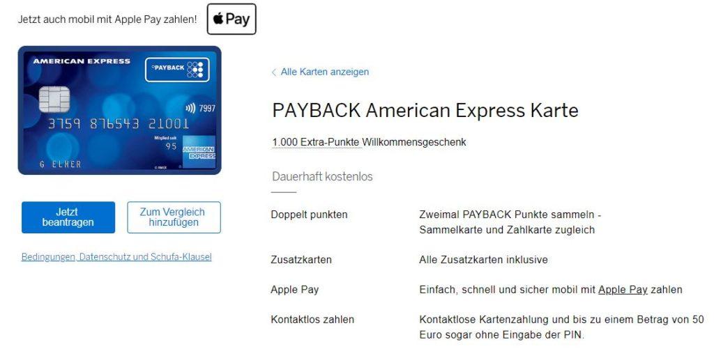 American Express Payback Card Alle Vor & Nachteile + Bonus 01/2024